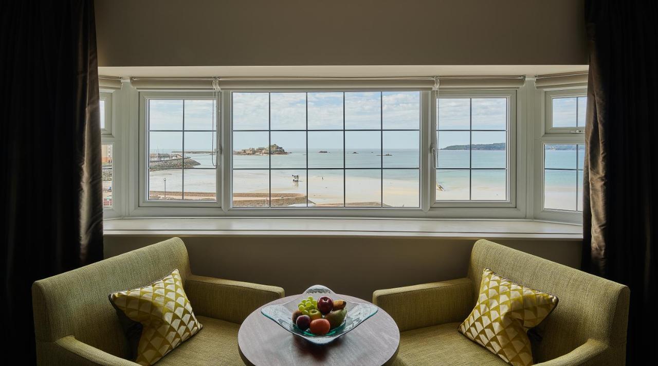 Saint Helier Jersey Grand Jersey Hotel And Spa מראה חיצוני תמונה View from a suite