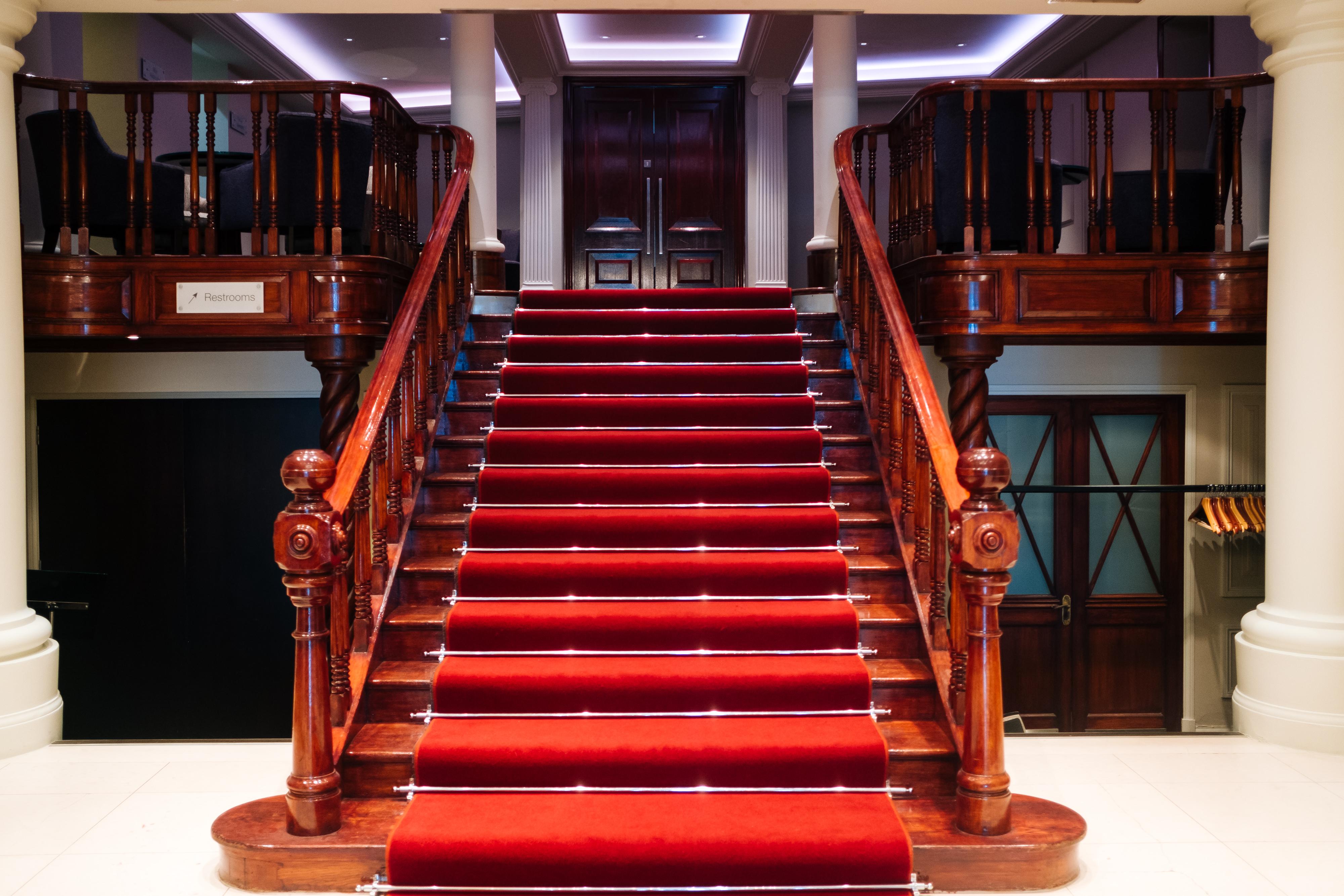 Saint Helier Jersey Grand Jersey Hotel And Spa מראה חיצוני תמונה The staircase at the entrance of the hotel