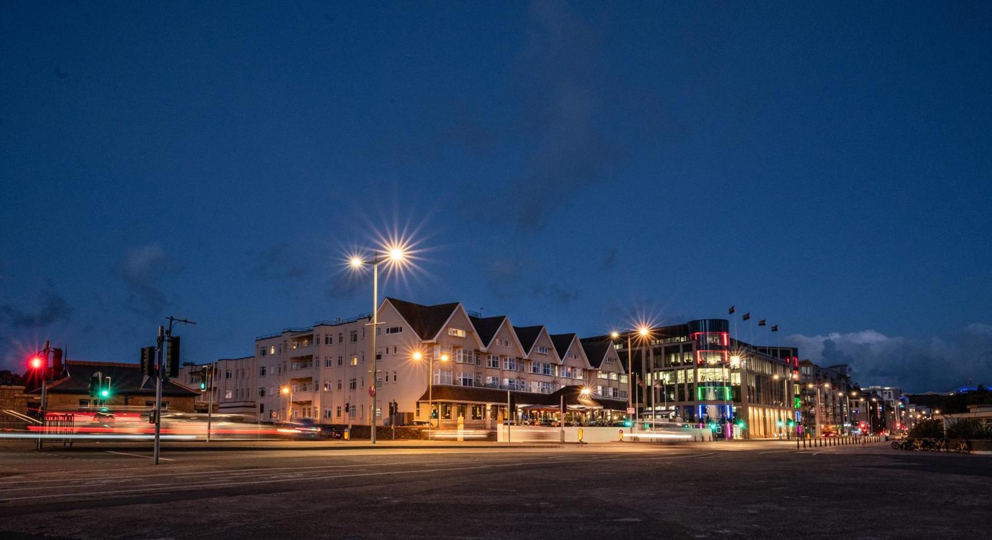 Saint Helier Jersey Grand Jersey Hotel And Spa מראה חיצוני תמונה The town of Skagen at night