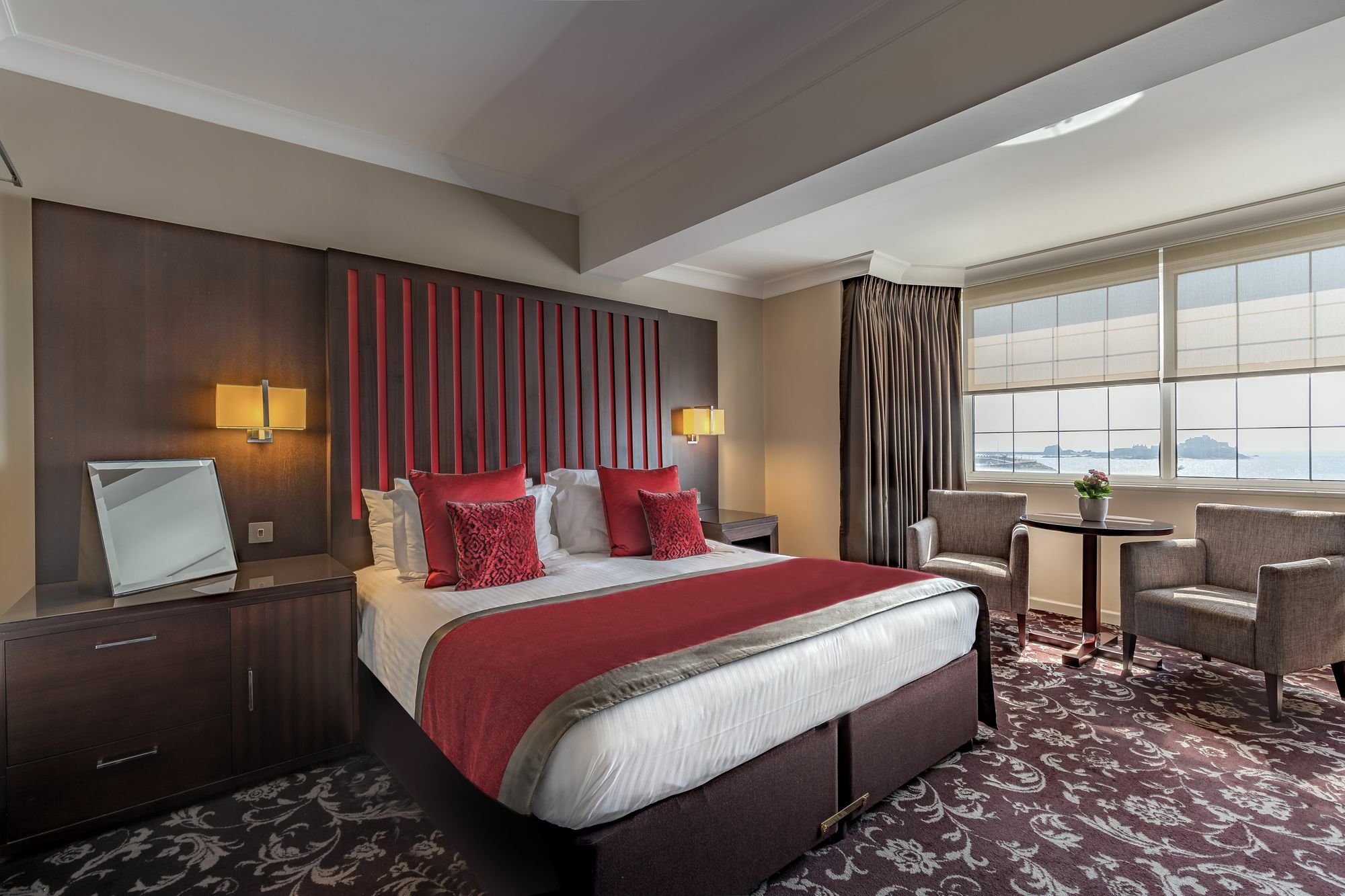 Saint Helier Jersey Grand Jersey Hotel And Spa מראה חיצוני תמונה A bedroom at the hotel